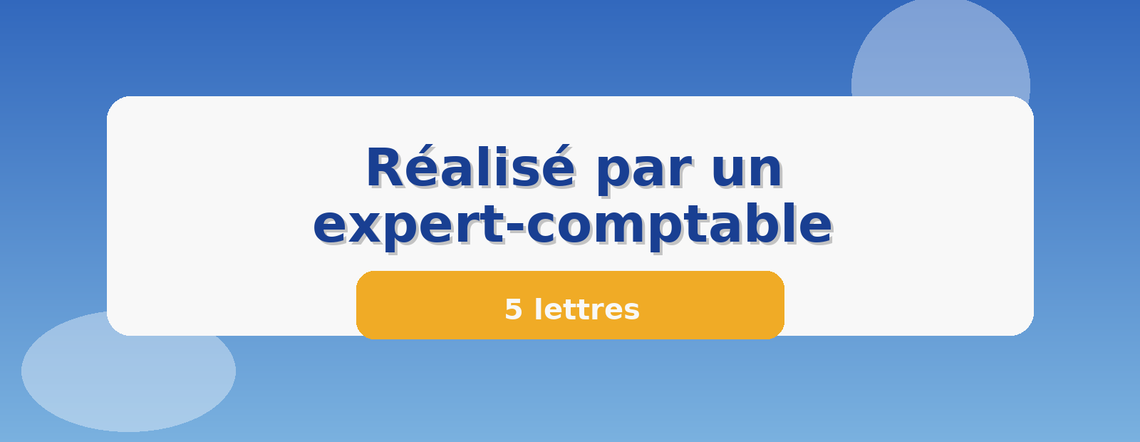 Réalisé par un expert-comptable 5 lettres